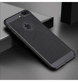 Stuff Certified® iPhone 13 Mini - Ultra Slim Case Heat Dissipation Cover Cas Case Black