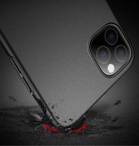 USLION iPhone 13 Pro Max Magnetyczne ultracienkie etui – twarde matowe etui – ciemnoniebieski