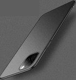 USLION Magnetyczne ultracienkie etui do iPhone’a 13 Mini – twarde matowe etui – ciemnoniebieski – kopia