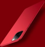USLION Magnetyczne ultracienkie etui do iPhone’a 13 Mini – twarde matowe etui – czerwone