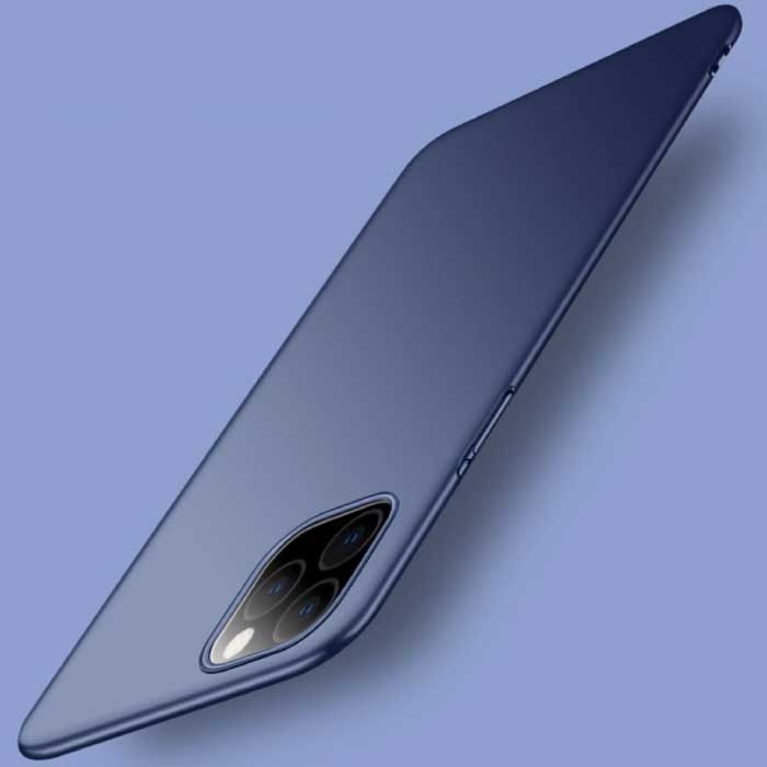 Funda magnética ultrafina para iPhone 13 - Funda dura mate azul