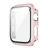 Stuff Certified® Plated Case for iWatch Series 45mm - Hard Bumper Case Cover Silver Pink