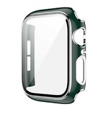Stuff Certified® Plated Case for iWatch Series 40mm - Hard Bumper Case Cover Silver Green