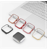 Stuff Certified® Diamond Hoesje voor iWatch Series 41mm - Hard Bumper Case Cover Zwart