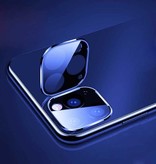 Stuff Certified® Cache Objectif Caméra iPhone X - Verre Trempé et Anneau Métal Noir