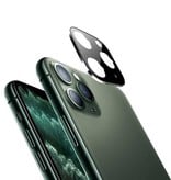 Stuff Certified® iPhone 13 Mini Camera Lens Cover - Tempered Glass en Metalen Ring Wit