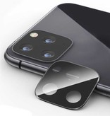 Stuff Certified® iPhone XR Kameraobjektivabdeckung - Gehärtetes Glas und Metallring Schwarz