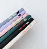 LVOEST iPhone 7 Card Holder - Wallet Card Slot Cover Case Purple