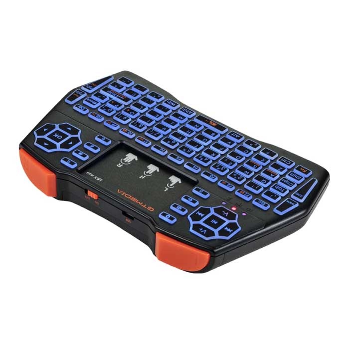 i8X Plus RGB Wireless Keyboard - QWERTY 2.4GHz for Media Player Windows MacOS Android