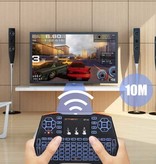 Stuff Certified® i8X Plus RGB Wireless Keyboard - QWERTY 2.4GHz for Media Player Windows MacOS Android