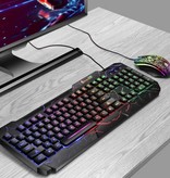 Stuff Certified® 4-in-1 Gaming Toetsenbord / Koptelefoon / Muis / Muismat - 7 Kleuren RGB - QWERTY