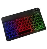 Unigogo Teclado Inalámbrico Retroiluminado 10 Pulgadas - QWERTY para Media Player PC / iOS / Android