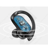 Lenovo Auriculares inalámbricos LP7S - Auriculares con control táctil Bluetooth 5.3 Negro