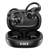 Lenovo Auriculares inalámbricos LP7S - Auriculares con control táctil Bluetooth 5.3 Negro