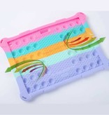 Stuff Certified® Pop It Case do iPada Mini 6 z podpórką - Bubble Cover Case różowy