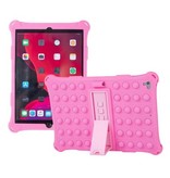 Stuff Certified® Pop It Case for iPad 9.7" (2017) with Kickstand - Bubble Cover Case Pink