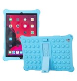 Stuff Certified® Coque Pop It pour iPad Pro 11" (2020) avec béquille - Coque à bulles Bleu