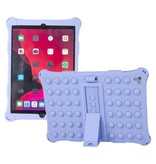 Stuff Certified® Pop It Case für iPad Air 5 mit Kickstand – Bubble Cover Case Purple