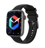 COLMI P45 Smartwatch Siliconen Bandje Fitness Sport Activity Tracker Horloge Android iOS Zwart