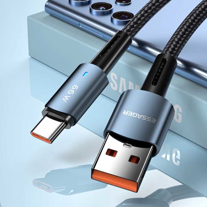 Chargeur pour Samsung + câble de charge USB C - 2 mètres - Smart