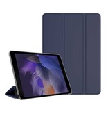 Stuff Certified® Samsung Galaxy Tab A8 10.5" (2021) Tri-Fold Cover Plegable - Funda con Pata de Cabra Azul Marino