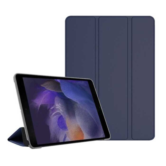 Samsung Galaxy Tab A8 10.5" (2021) Tri-Fold Cover Pieghevole - Custodia con Cavalletto Blu Navy