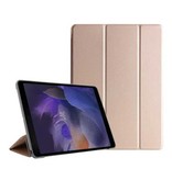 Stuff Certified® Samsung Galaxy Tab A8 10.5" (2021) Tri-Fold Cover Foldable - Case with Kickstand Gold