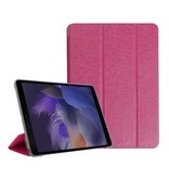 Stuff Certified® Samsung Galaxy Tab A8 10,5" (2021) Składany Pokrowiec Tri-Fold - Etui z Podpórką Różowe