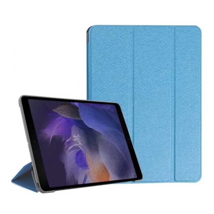 Samsung Galaxy Tab A8 10.5" (2021) Tri-Fold Cover Plegable - Funda con Pata de Cabra Azul