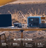 Bluetti Stacja ładująca 500Wh/300W - Ładowarka słoneczna z generatorem AC/DC Czerwona