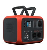 Bluetti Station de charge 500Wh/300W - Chargeur de batterie solaire pour générateur AC/DC Rouge