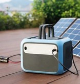 Bluetti 500Wh/300W Charging Station - AC/DC Generator Solar Battery Charger Blue