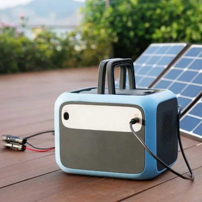 Solar Power Bank con 2 porte 80.000mAh - Torcia e accendisigari incorporati  - Caricabatteria esterno per batteria di emergenza Caricabatteria Sun