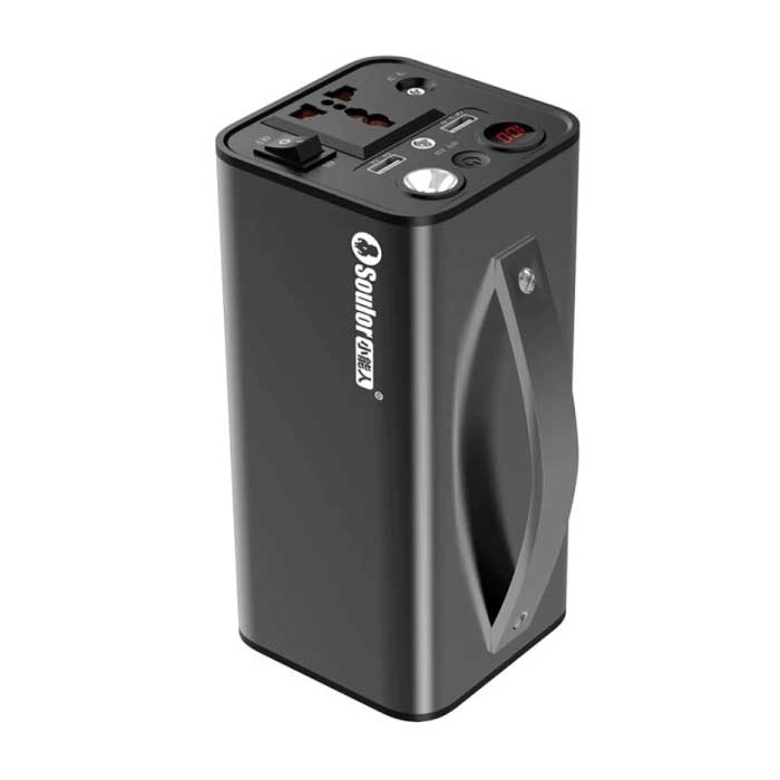 Soulor X16 Station de Recharge 68.000mAh - 250W AC/DC Générateur Chargeur de Batterie Solaire Argent