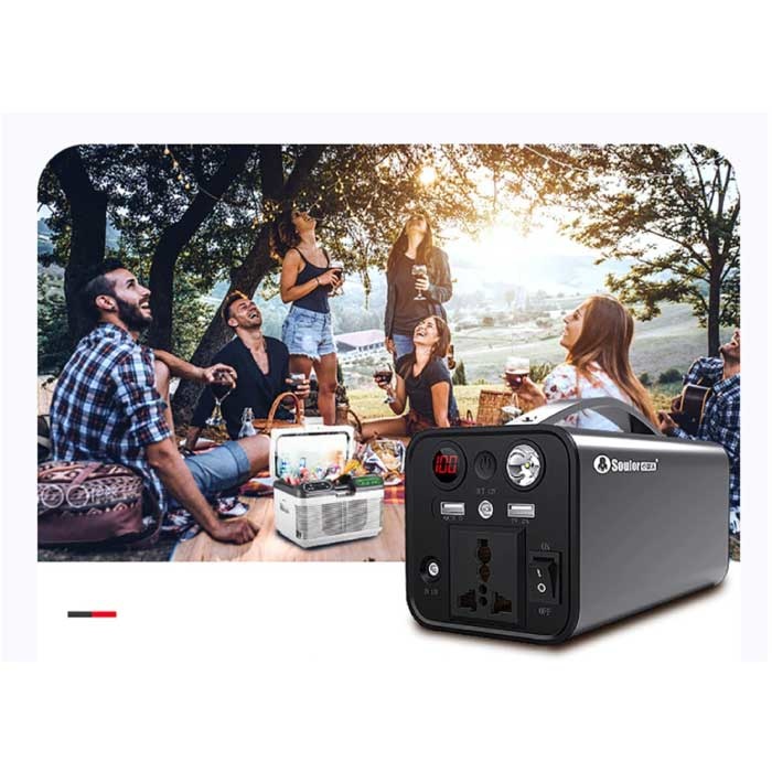 Soulor X16 Station de Recharge 68.000mAh - 250W AC/DC Générateur Chargeur de Batterie Solaire Argent