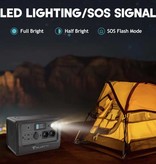 Bluetti EB70 Estación de carga 716Wh - 1000W AC/DC Generador Solar MPPT Cargador de batería Negro