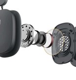 Baseus H1 Hybrid Wireless Headphones with Microphone - Bluetooth 5.2 Wireless Headset Black