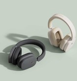 Baseus Casque sans fil hybride H1 avec microphone - Casque sans fil Bluetooth 5.2 Blanc