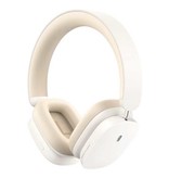 Baseus H1 Hybrid Wireless Kopfhörer mit Mikrofon – Bluetooth 5.2 Wireless Headset Weiß