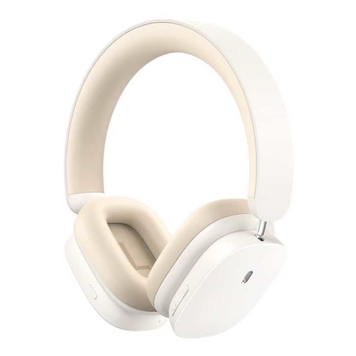 H1 Hybrid Wireless Headphones with Microphone - Bluetooth 5.2 Wireless Headset White