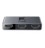 Baseus Adaptador convertidor divisor HDMI Switch 2 en 1 - 4K @ 30Hz