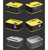 Stuff Certified® T20 LED Projector - Mini Beamer Home Media Player Black