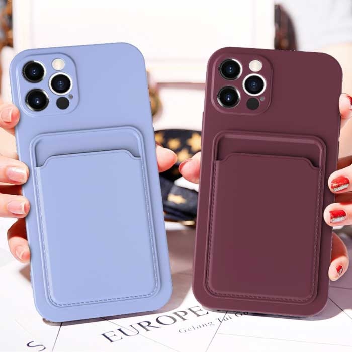 XDAG Funda con tarjetero para iPhone 12 Pro Max - Funda tipo cartera con ranura para tarjetas Verde