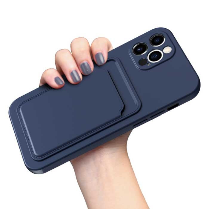 XDAG Funda con tarjetero para iPhone 12 Pro Max - Funda tipo cartera con ranura para tarjetas Verde