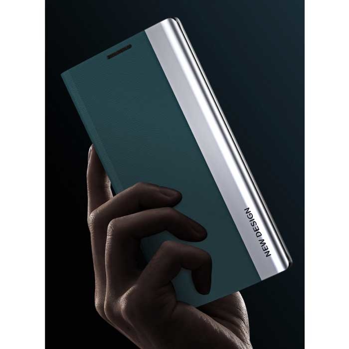 Funda Clear View para Xiaomi Redmi Note 12 5G / Poco X5 5G flip cover negra  - ✓