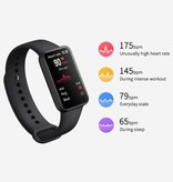 Xiaomi Redmi Smart Band Pro - Smartwatch Silikonowy pasek Fitness Sport Activity Tracker Zegarek Android iOS Czarny