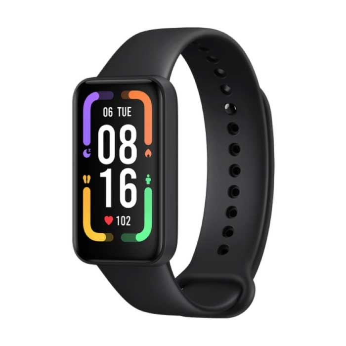 Redmi Smart Band Pro - Smartwatch Bracelet en Silicone Fitness Sport Activité Tracker Montre Android iOS Noir
