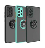 Stuff Certified® Samsung Galaxy S10E Case with Ring Kickstand and Magnet - Shockproof Cover Case Black