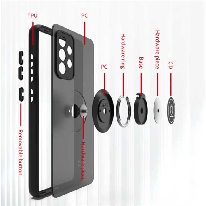 GOKEN Cover Con Portafoglio Per Blackview A52 – PU Pelle Con 3 Slot Carte, Supporto, Chiusura Magnetica, Verde