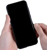 AIORIA Skórzany pokrowiec Xiaomi 12S Pro - Odporny na wstrząsy pokrowiec z wzorem drewna niebieski